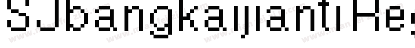 SJbangkaijianti Reg字体转换